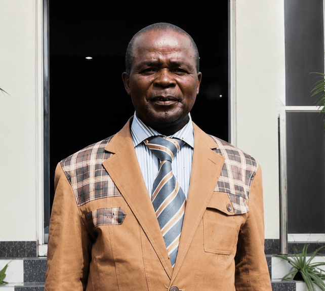 Portrait of Late Mr. Manfred Akale Sone, founder of MAMFO